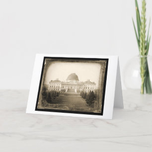 Daguerreotype 1846 för US-huvudstadDC Kort