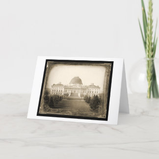 Daguerreotype 1846 för US-huvudstadDC Kort