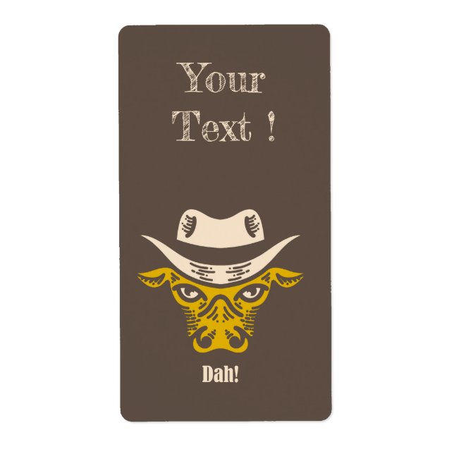 Dah! Fraktsedel (Framsidan)