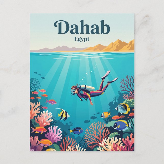 Dahab Egypten Vykort (Framsida)