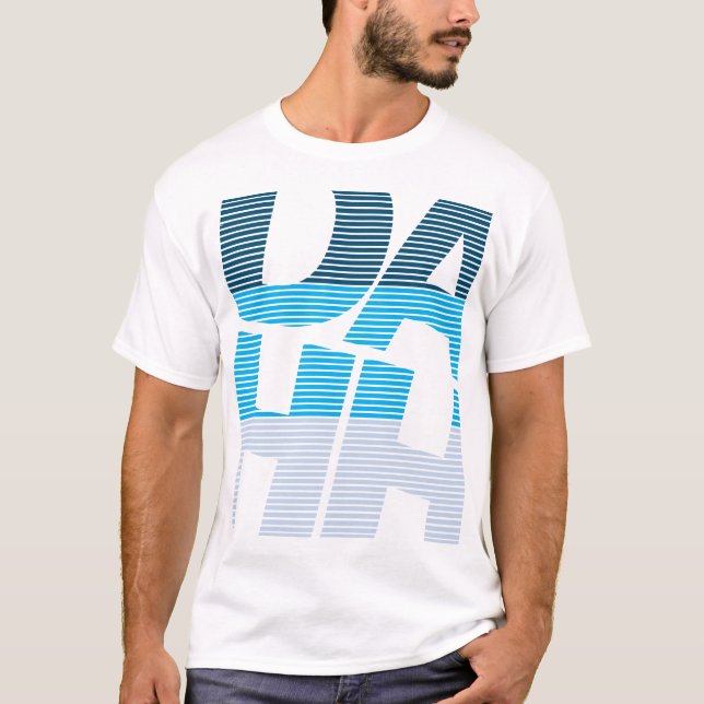 DAHH Linjer White T Shirt (Framsida)