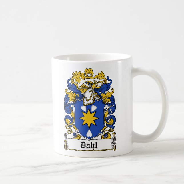 Dahl familjvapensköld kaffemugg (Höger)