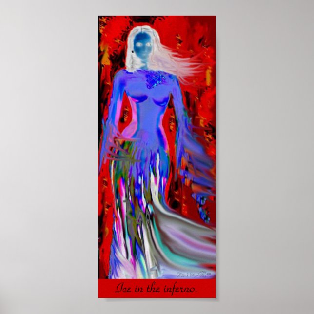 Dahla Feeling Blue Poster (Framsidan)