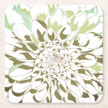 Dahlia-blomma pappersunderläggssats
