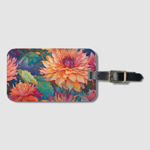 Dahlia Blommigt Tapestry Bagagebricka