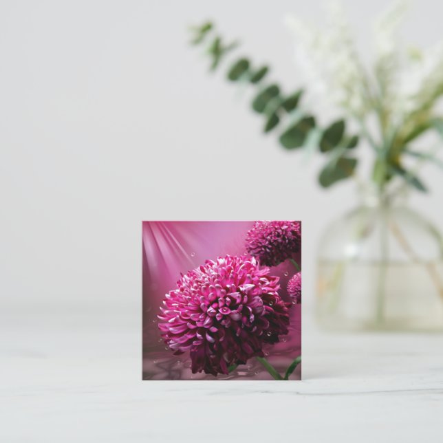 Dahlia blommor anteckningskort (Stående Fram)