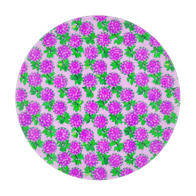 Dahlia-blommor i violett och orkid (Framsidan)