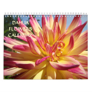 Dahlia Blommor Kalender Kontorskalender Högtider