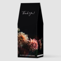 Dahlia Blommor Mörkt Bröllop Tack