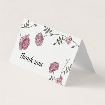 Dahlia Bröllop tackkort