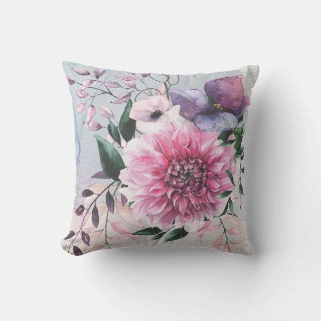 Dahlia Coola Färg Garden Dekorativ kudde (Framsida)