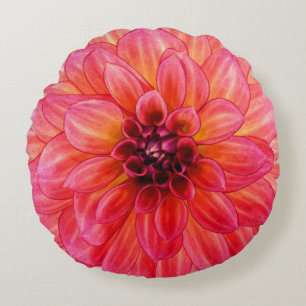 Dahlia Denise Rund Kudde