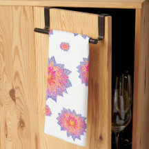 Dahlia Dish Towel