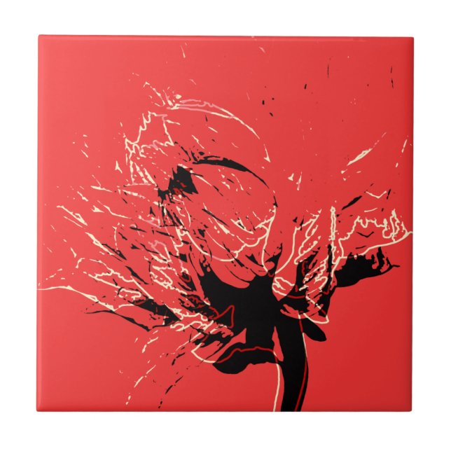 dahlia duo kakelplatta (Framsidan)