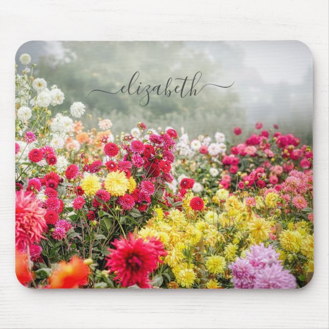 Dahlia Fält Mousepad Musmatta (Framsidan)