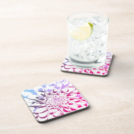 Dahlia flower coaster set underlägg