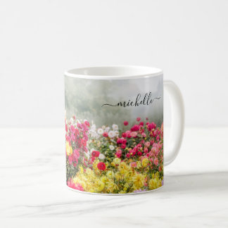 Dahlia Flower Fält Kaffemugg