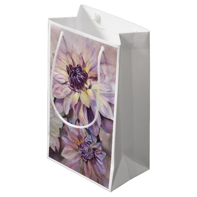 DAHLIA FLOWER GIFT BAG (Framsidan Vinklad)