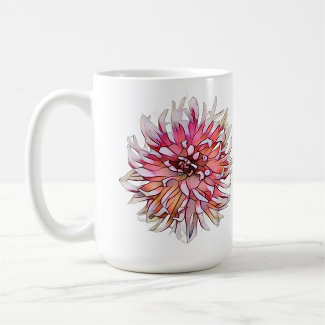 DAHLIA FLOWER KAFFEMUGG (Vänster)