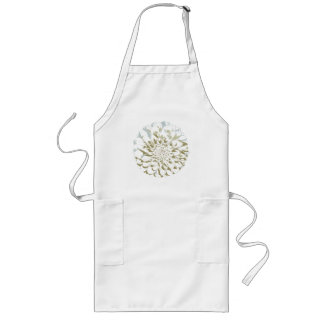 Dahlia flower long apron långt förkläde