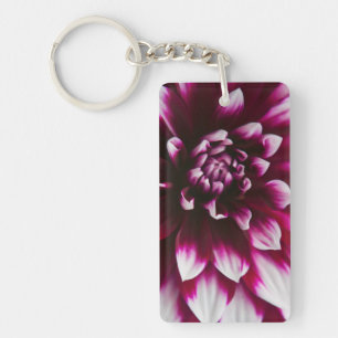 Dahlia Flower Nyckelring