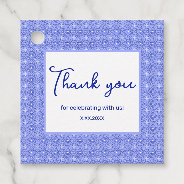 Dahlia Flowers Personlig Party FavoritMärkre Gåvor Etiketter (Framsida)