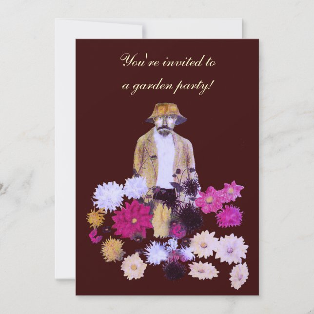 Dahlia Garden Party-inbjudan Inbjudningar (Framsida)