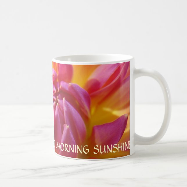 DAHLIA Kaffe Kopp Muggar Presenter GOD MORGON SOLS (Höger)