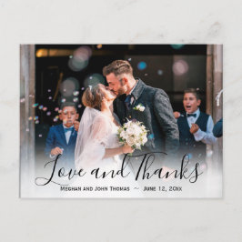 Dahlia Lila Lavender Blommigt Bröllop Vykort