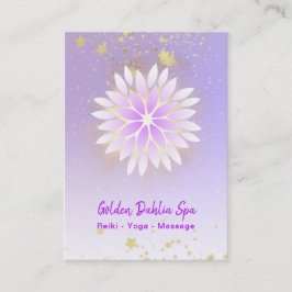 *~* Dahlia Mandala Rosa Pastel Lavender AP2 Visitkort