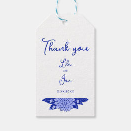 Dahlia Personlig Bröllop Gift Märkres Presentetikett