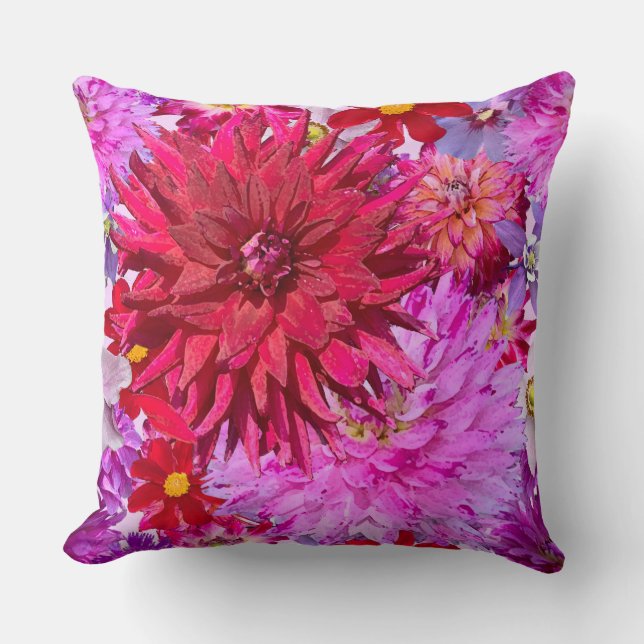 Dahlia Pillow-Dubbla Bloom Kudde (Framsida)