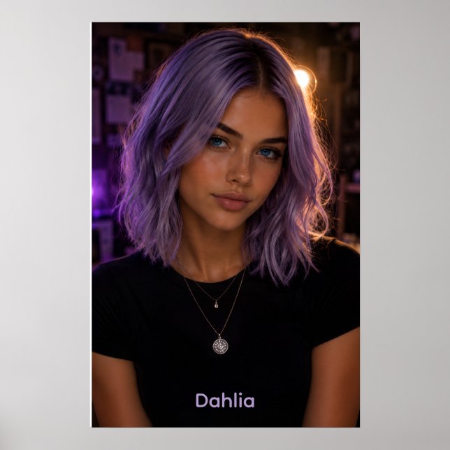 Dahlia Poster (Framsidan)