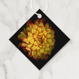 Dahlia presentkort gåvor etiketter