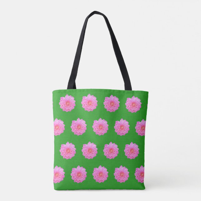 Dahlia Print Tote av Jo Bilder Tygkasse (Baksida)