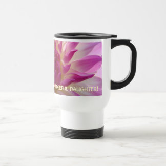 Dahlia Rosa Kaffekopp TACK UNDERBAR DOTTER