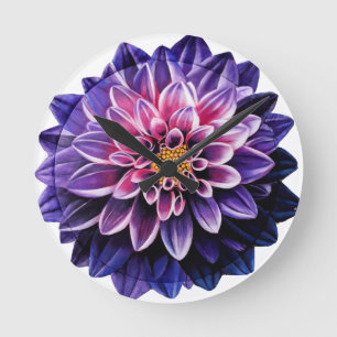 Dahlia Rund Klocka