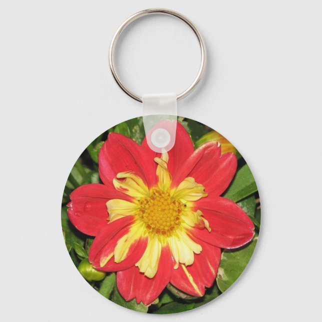 Dahlia Scarlet Nyckelring (Framsida)