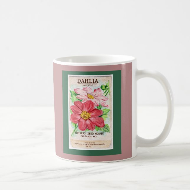 Dahlia Seed Pack Kaffemugg (Höger)