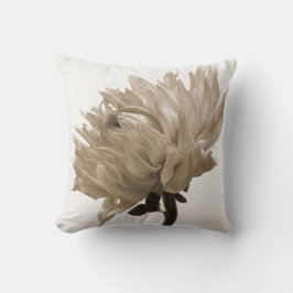 Dahlia sepia print kudde