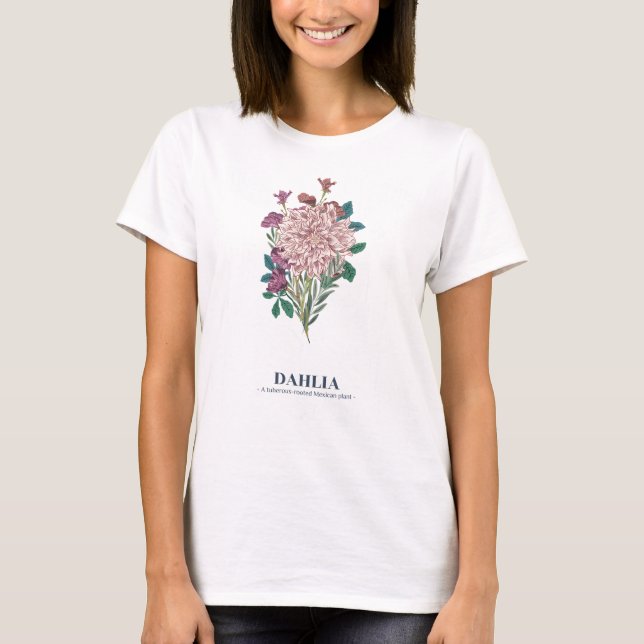 Dahlia T Shirt (Framsida)