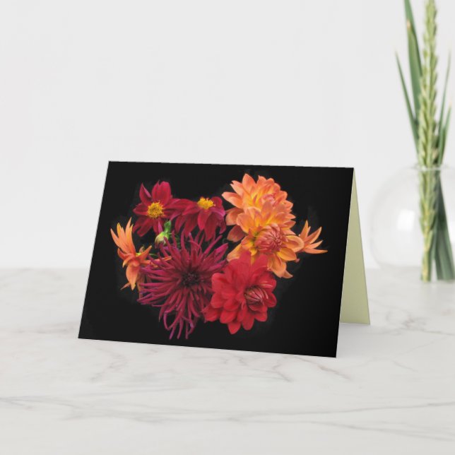 Dahlia Tack Kort (Framsida)