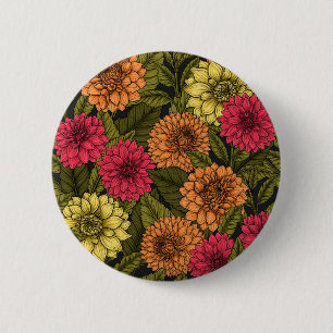 Dahlia-trädgård Knapp