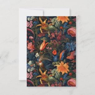 Dahlia Variety Funeral Tack, Sympathy Anteckningskort