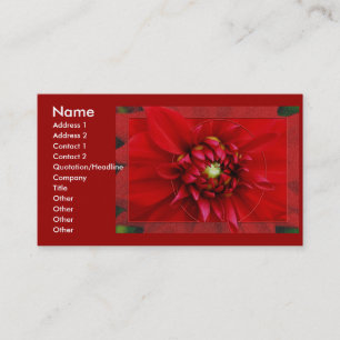 Dahlia Visitkort