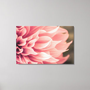 Dahliablommablommar Canvastryck