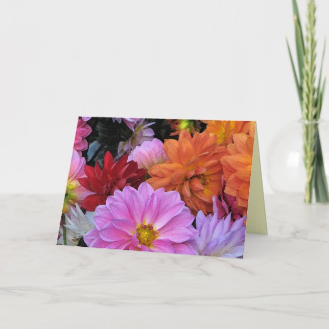 DahliaPetalsmors dag Kort (Framsida)