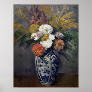 Dahlias, 1873 poster