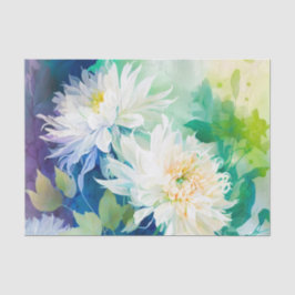 DAHLIAS decoupage papper
