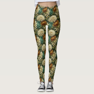 Dahlias Flower Gym Dahlias Lyxiga Kvinnor Gåvor Leggings
